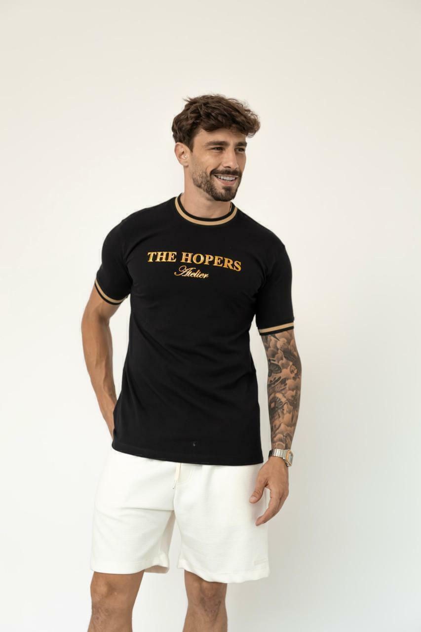 Camiseta The Hopers Ringer Slim Fit com Logo