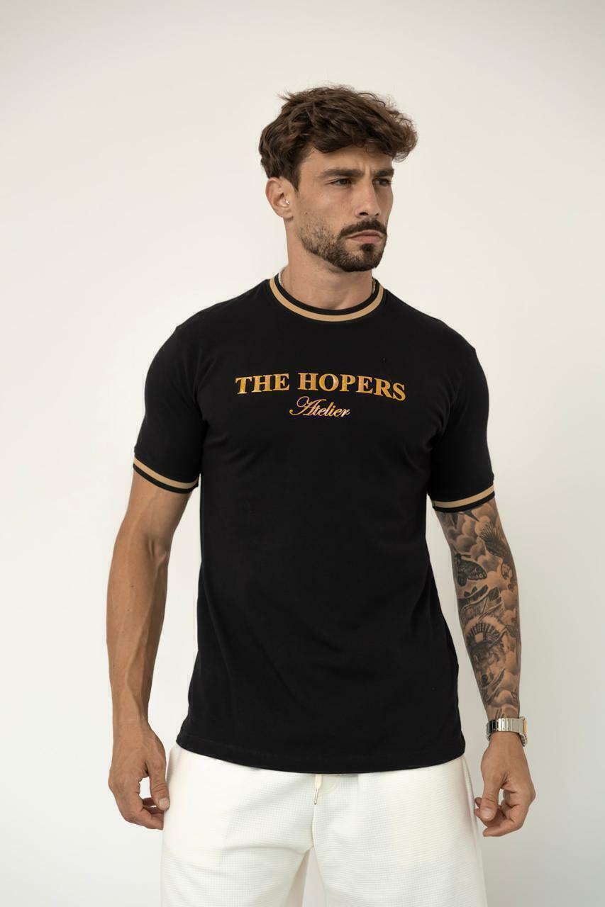 Camiseta The Hopers Ringer Slim Fit com Logo
