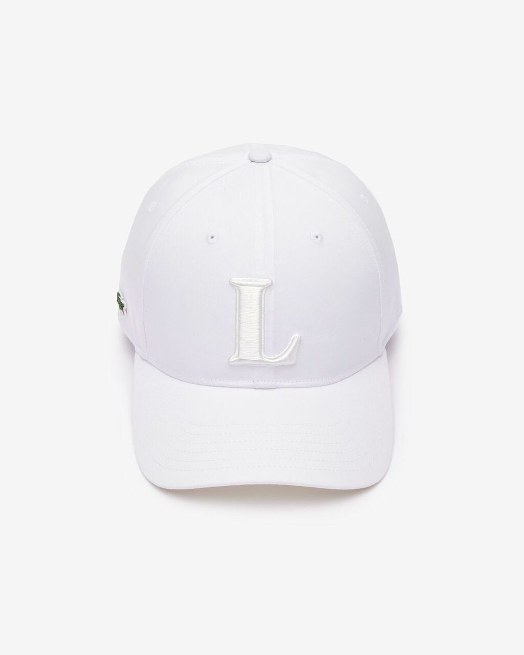 Boné Lacoste com Logo "L" em Bordado 3D Branco