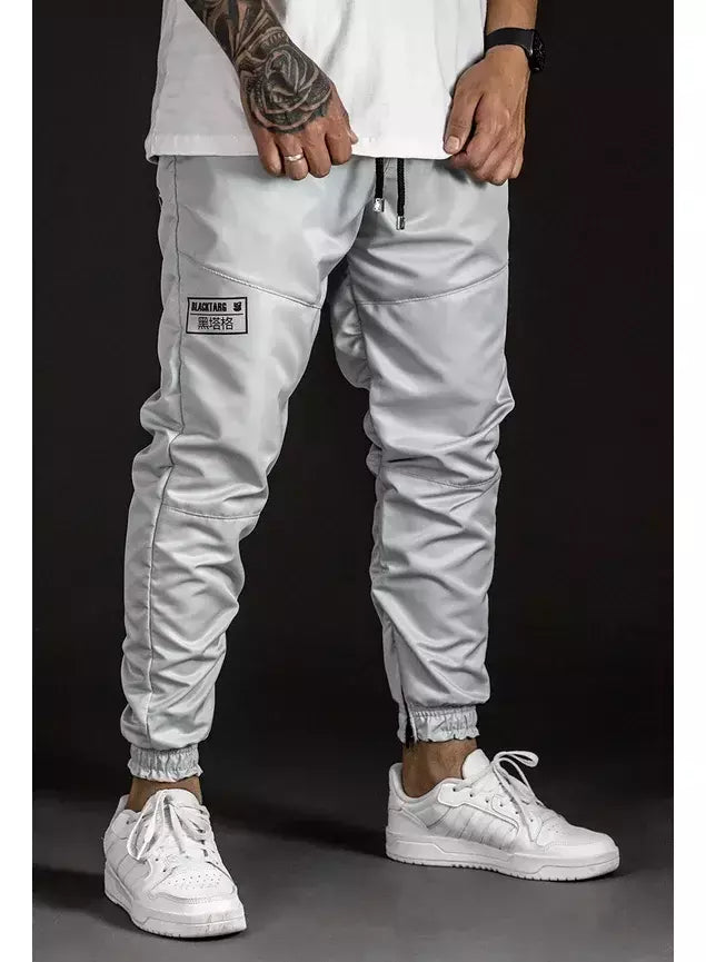 Calça Jogger Black Targ Tech em Tactel - Cinza