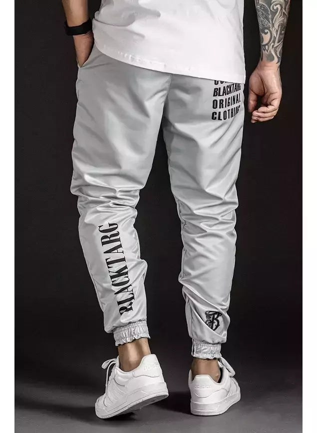 Calça Jogger Black Targ Tech em Tactel - Cinza