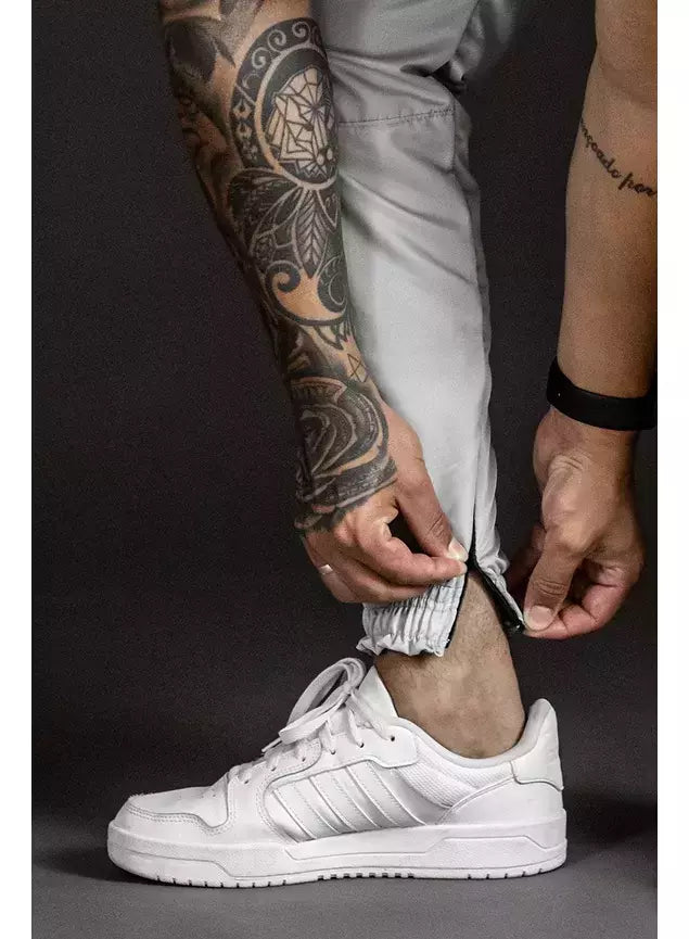 Calça Jogger Black Targ Tech em Tactel - Cinza