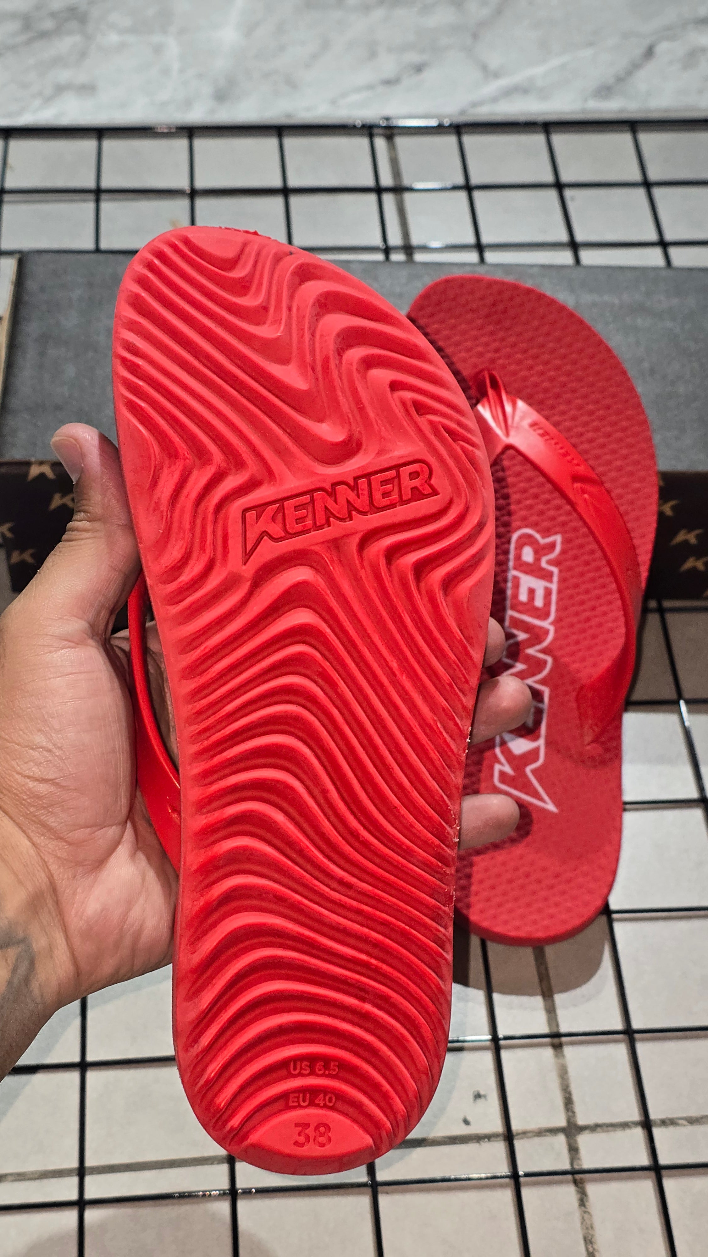 Chinelo Kenner Masculino Summer Edição 2026 Vermelho Vibrante (All Red)