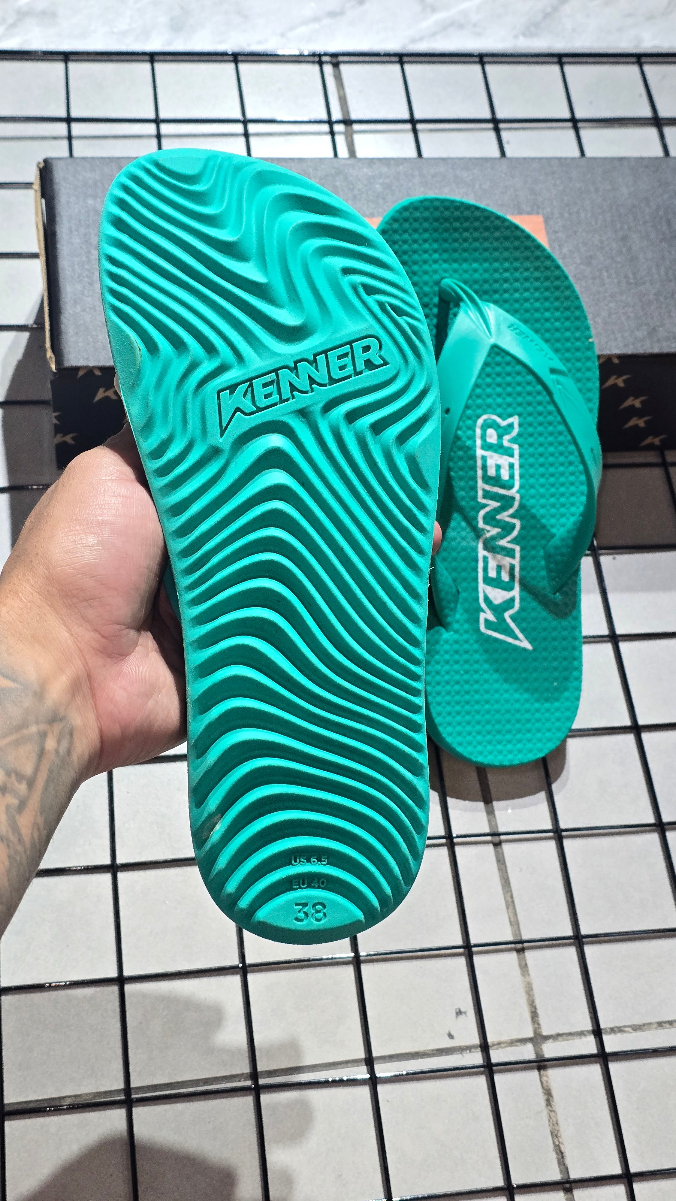 Chinelo Kenner Masculino Summer Edição 2026 Verde Vibrante (All Green)