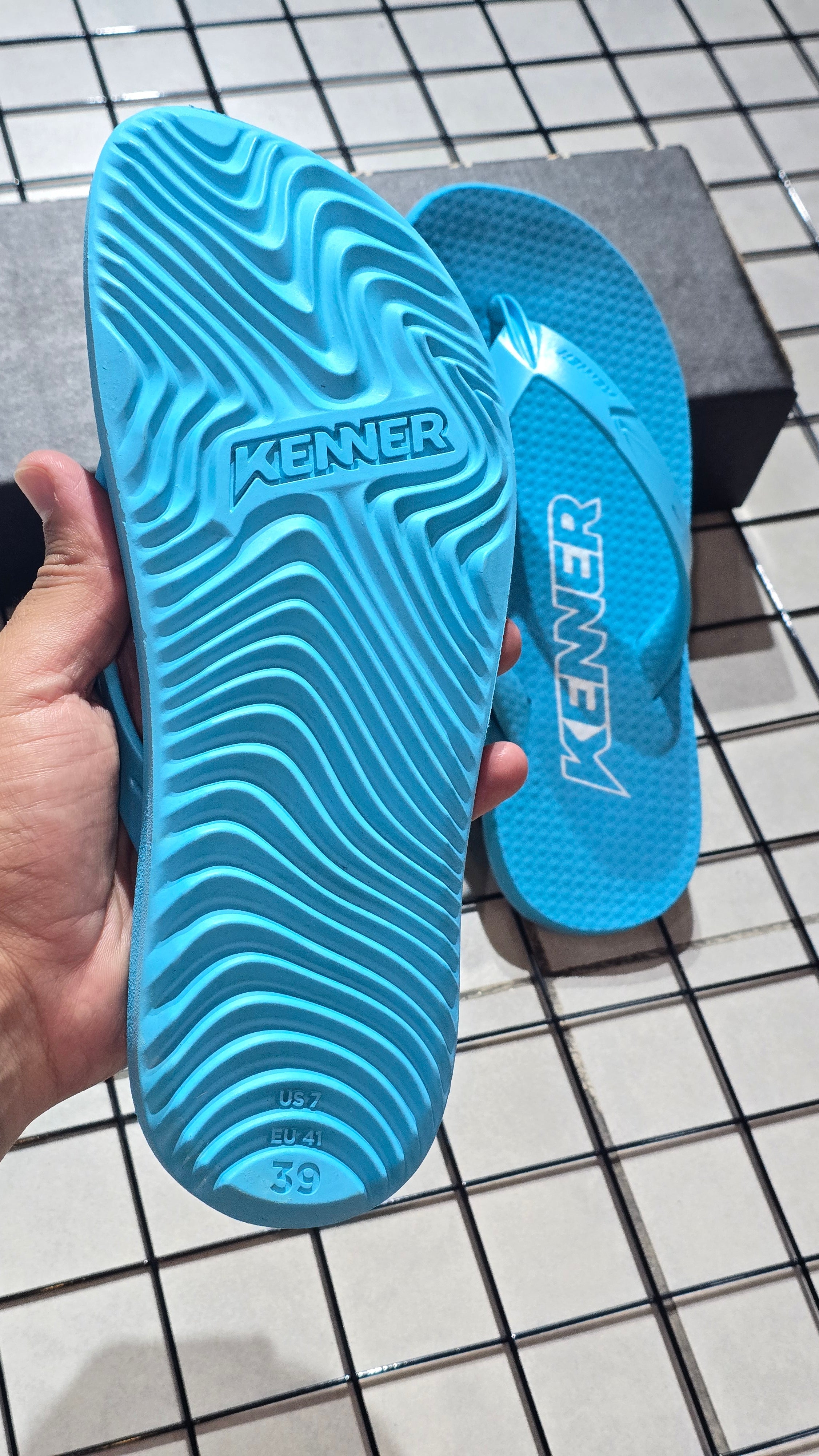 Chinelo Kenner Masculino Summer Edição 2026 Azul Ciano (All Blue)