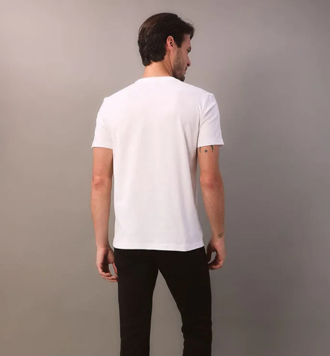 Camiseta Masculina Palito Gel Branco