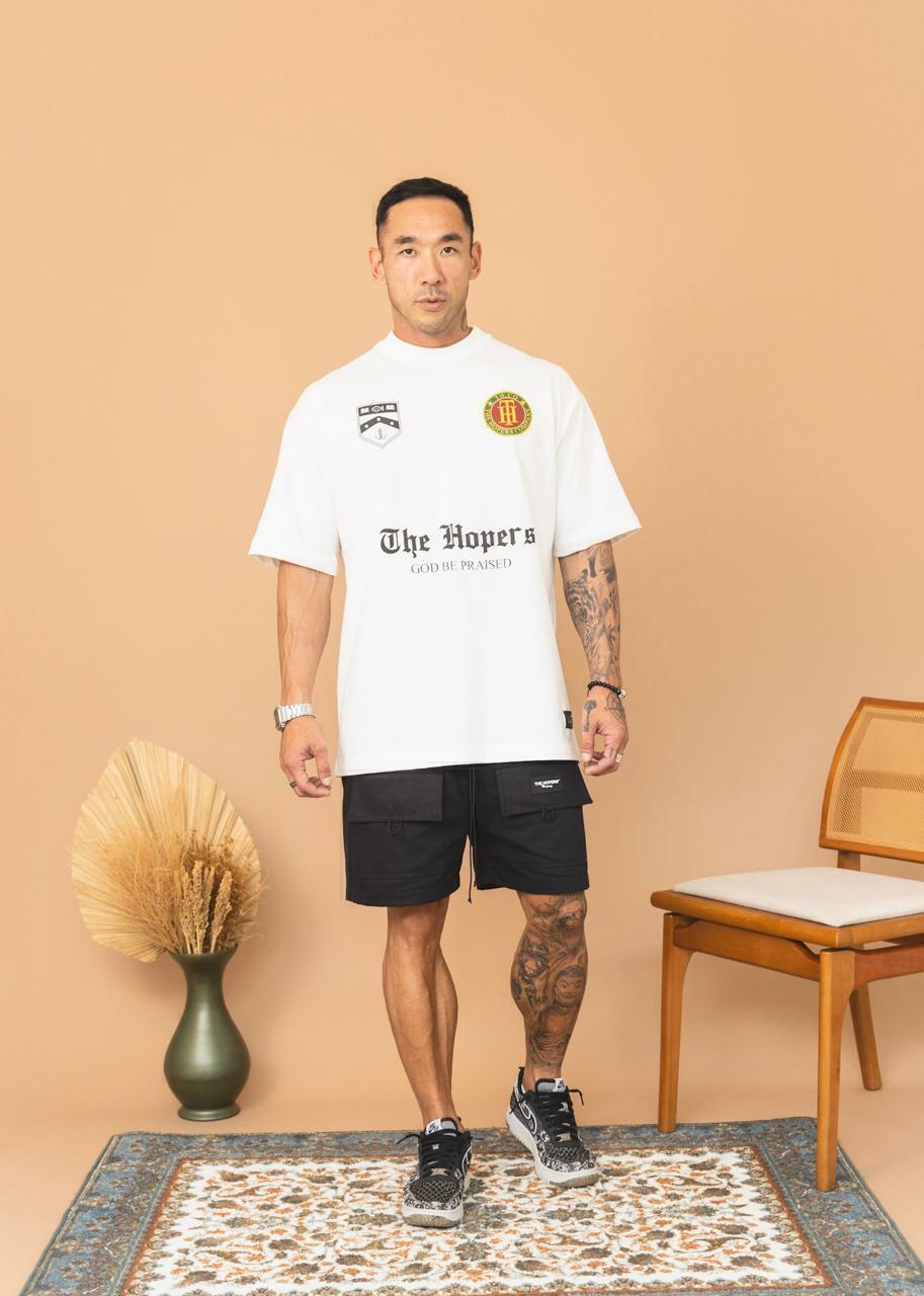 Camiseta The Hopers Oversized "Praised Jersey" Off-White